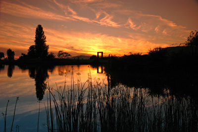 Vancouver Vanier Park In Sunset